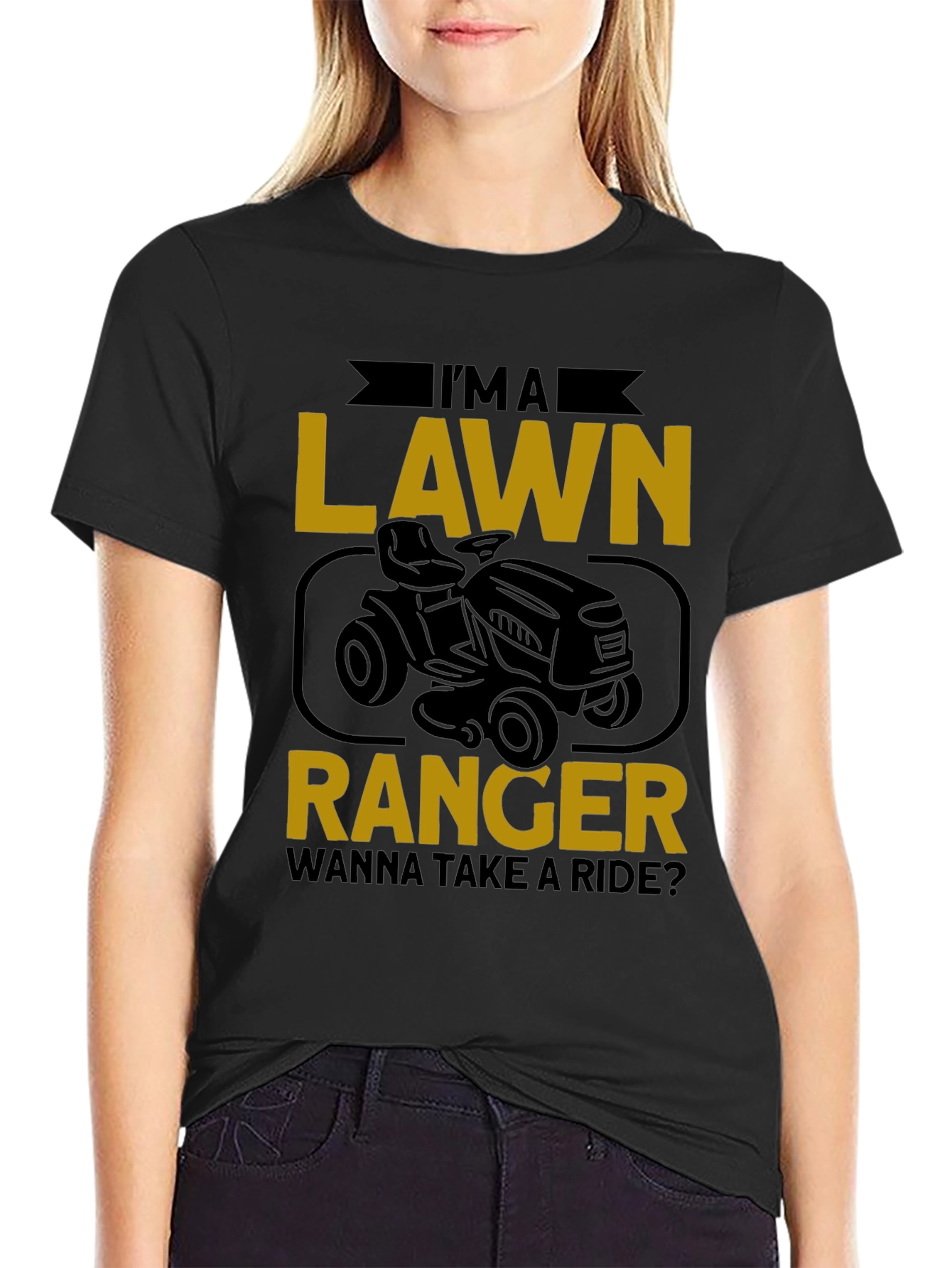 Lawn Ranger Graphic Tee - Ride-On Mower T-Shirt