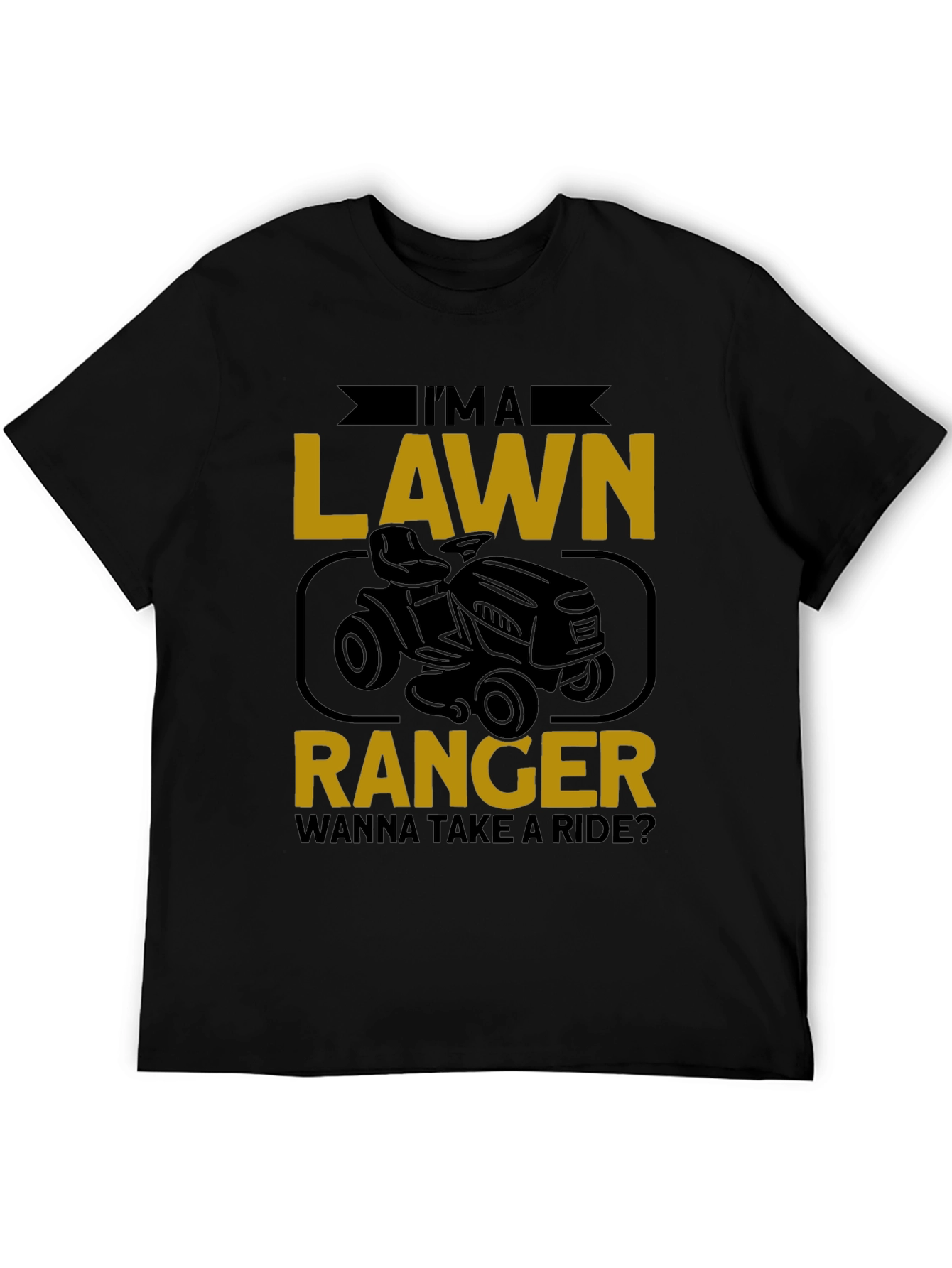 Lawn Ranger Graphic Tee - Ride-On Mower T-Shirt