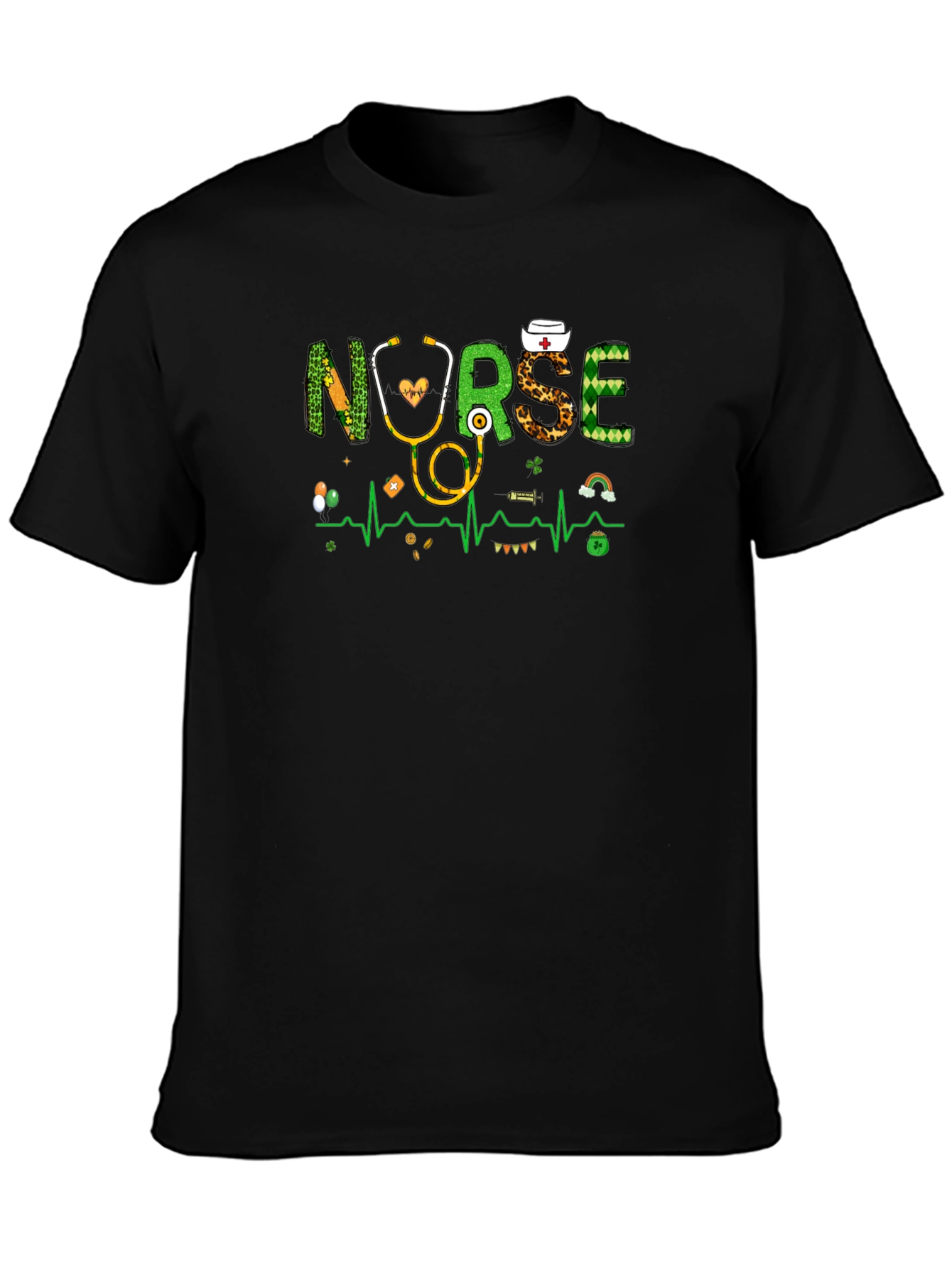 St. Patricks Day Nurse Graphic Tee