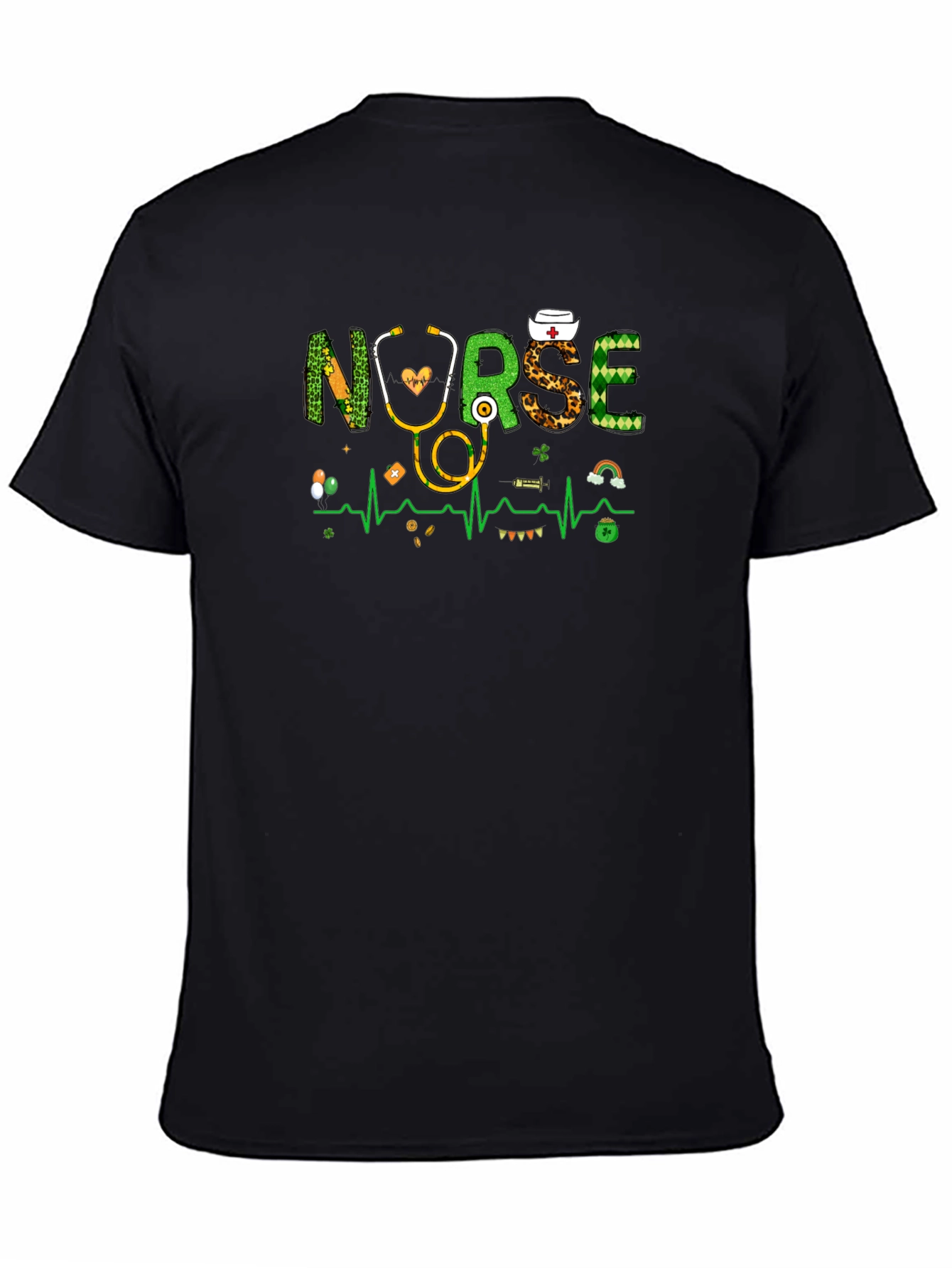 St. Patricks Day Nurse Graphic Tee
