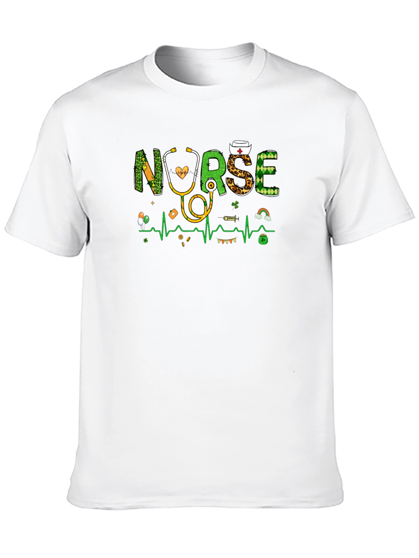 St. Patricks Day Nurse Graphic Tee