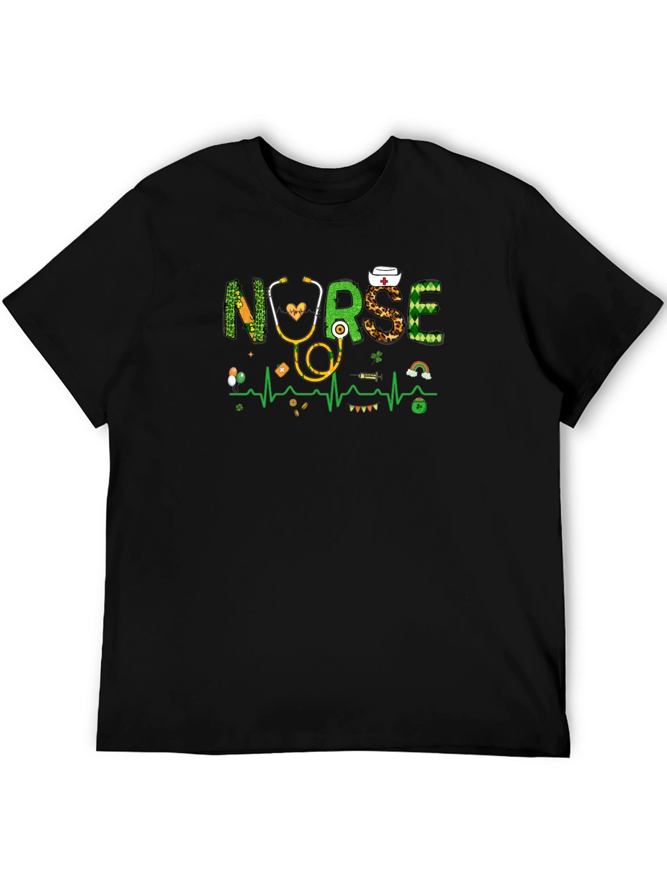 St. Patricks Day Nurse Graphic Tee