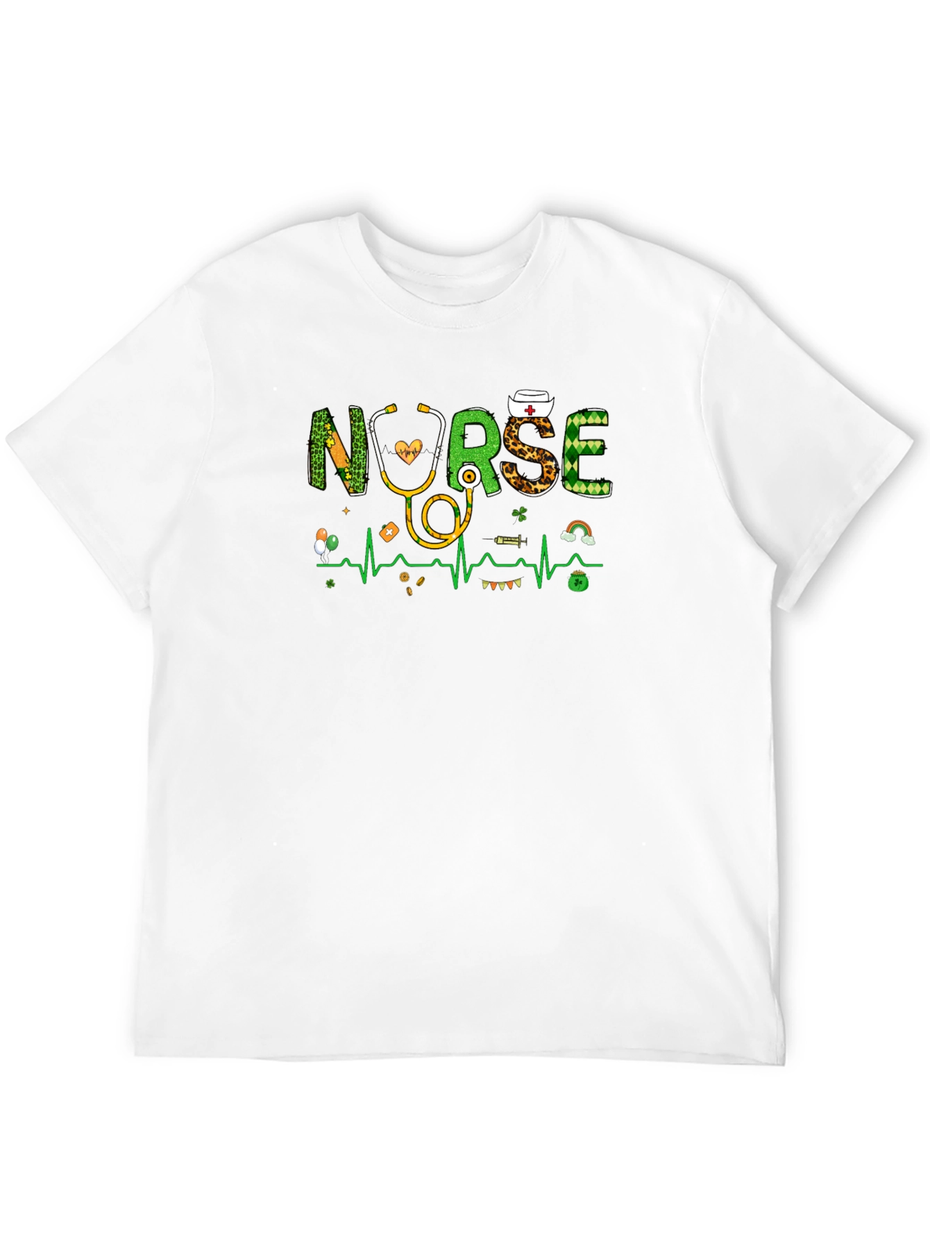 St. Patricks Day Nurse Graphic Tee