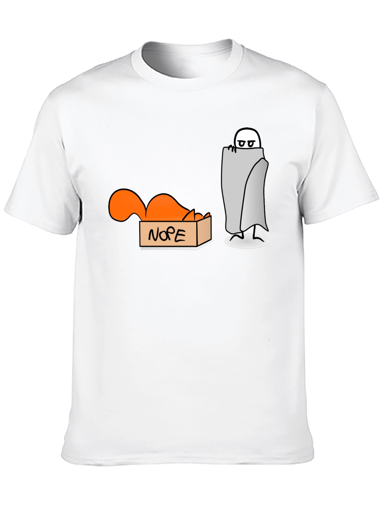 Nope T-Shirt: Introvert Humor Tee