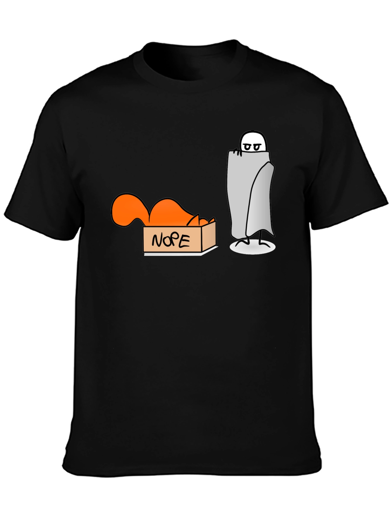 Nope T-Shirt: Introvert Humor Tee