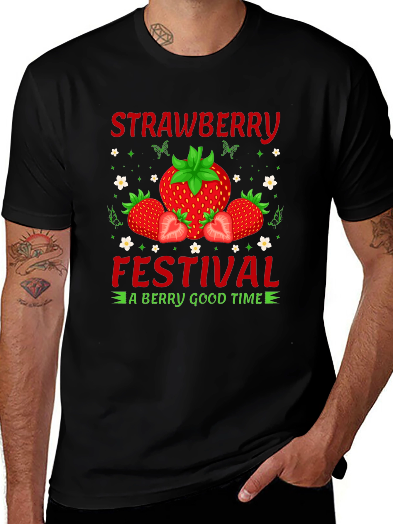 Strawberry Festival Graphic Tee - A Berry Good Time!