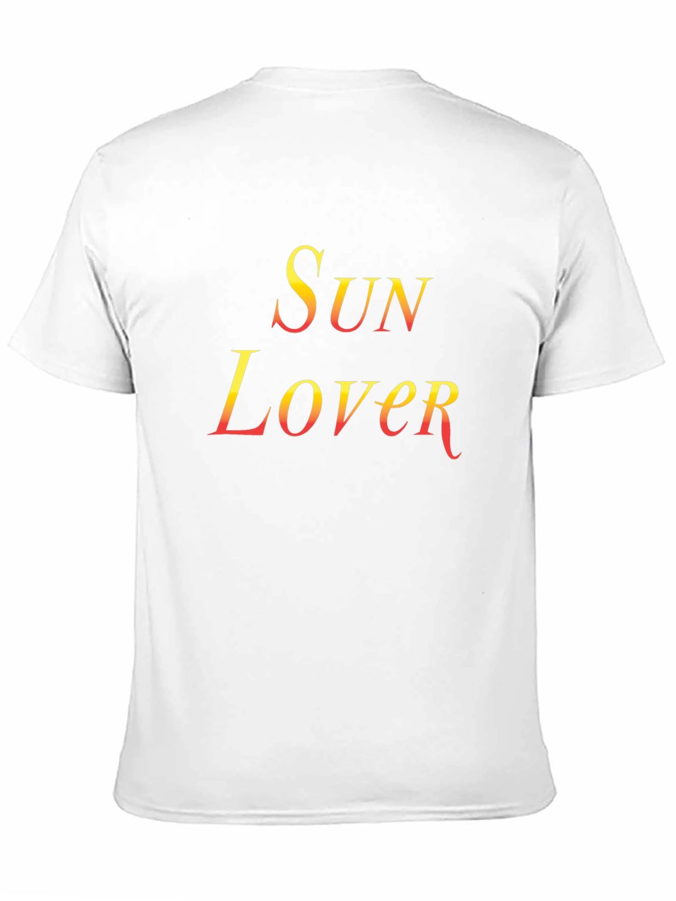 Sun Lover Graphic Tee - Black Cotton T-Shirt