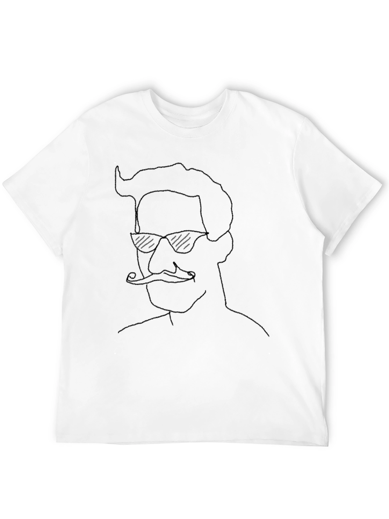 Cool Dude Graphic Tee - Black Cotton T-Shirt