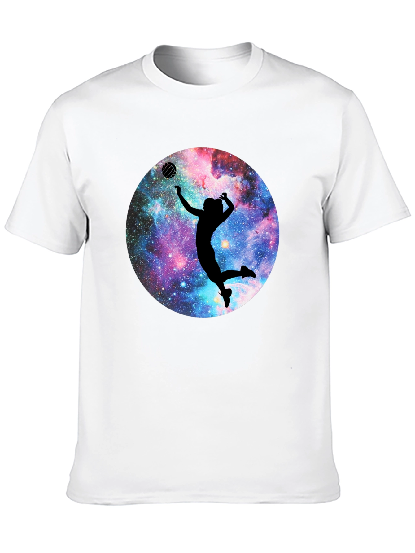 Galaxy Volleyball Graphic T-Shirt - Unisex