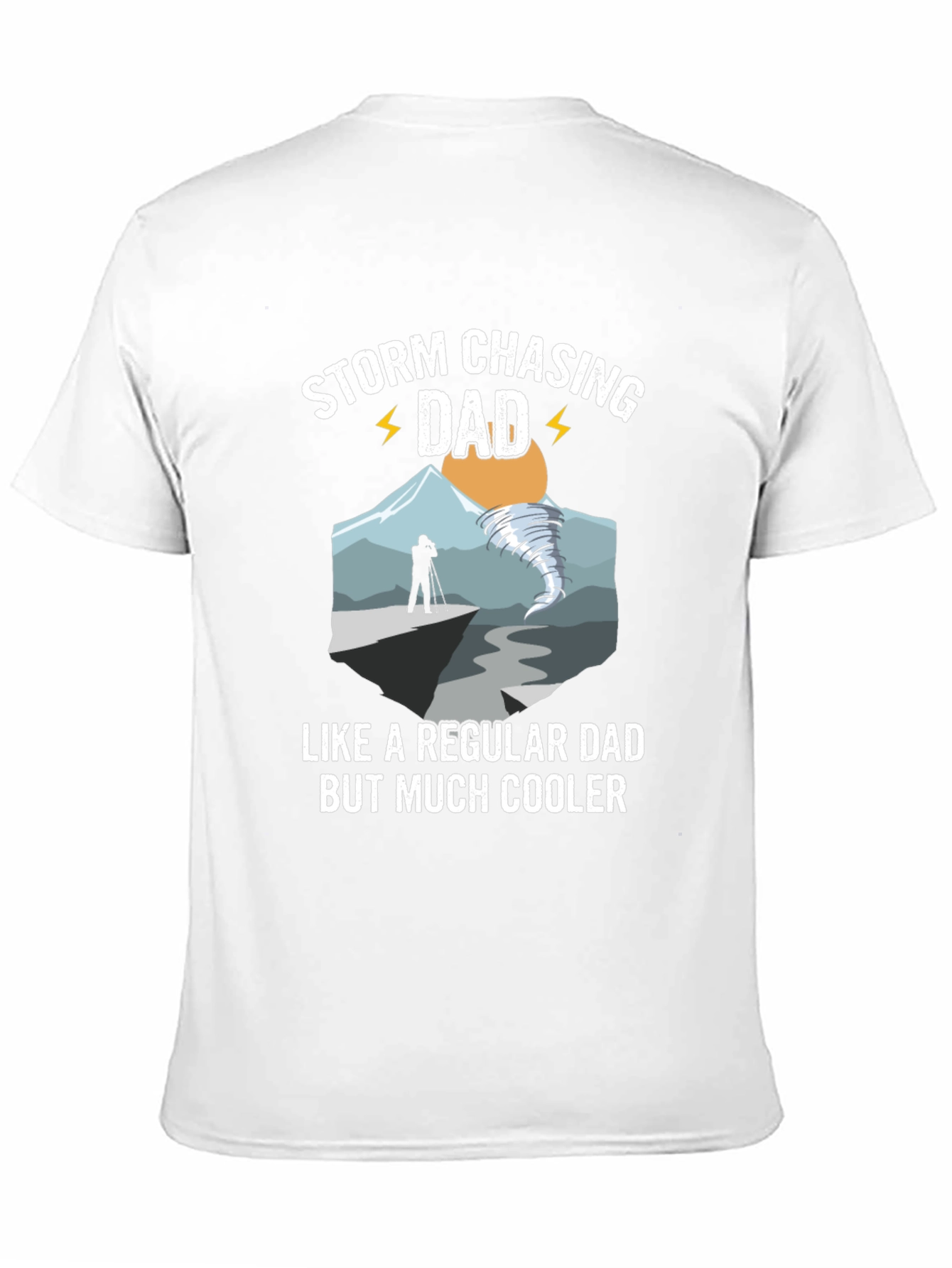 Storm Chasing Dad T-Shirt - Cool Dad Tee