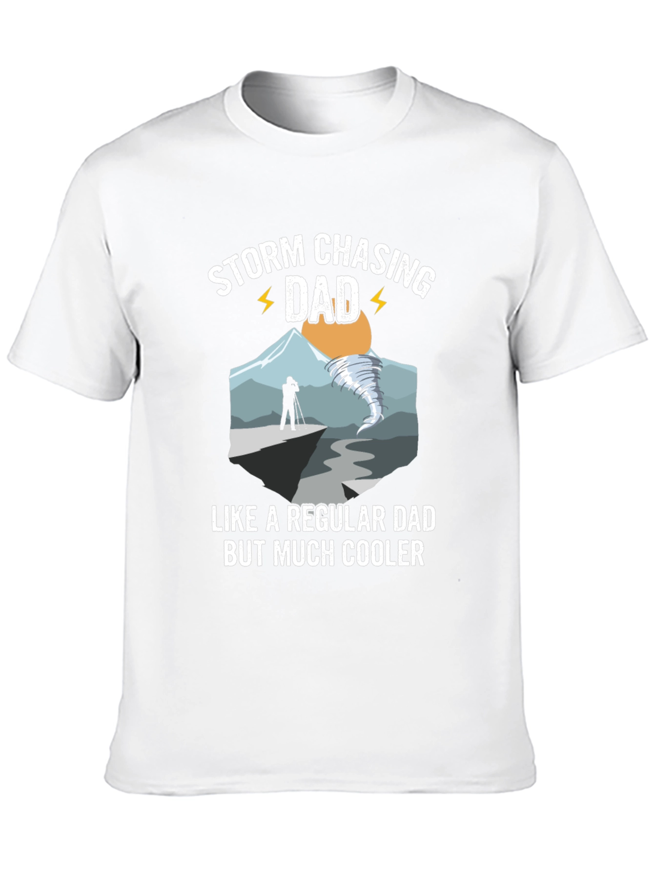 Storm Chasing Dad T-Shirt - Cool Dad Tee