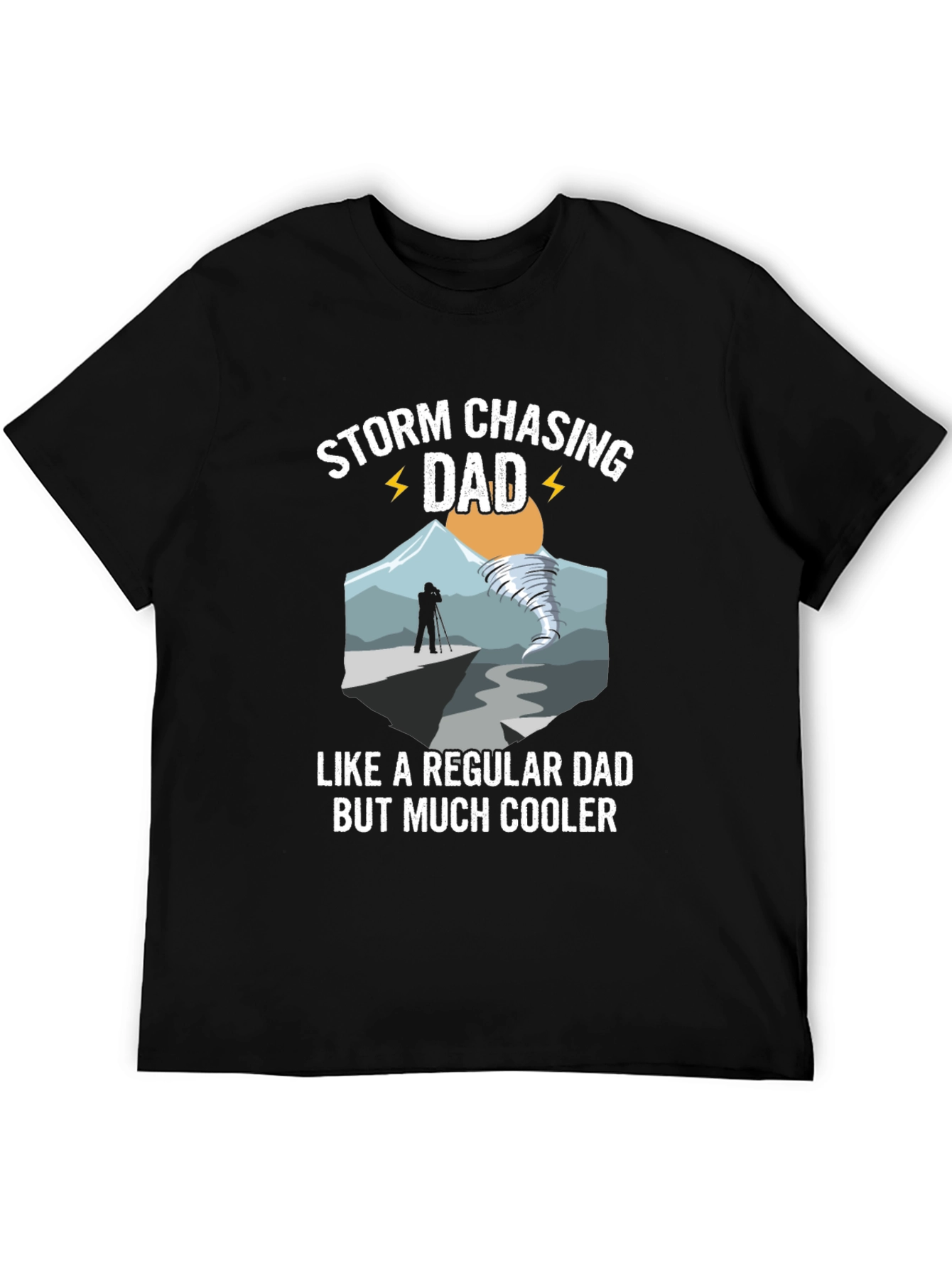 Storm Chasing Dad T-Shirt - Cool Dad Tee