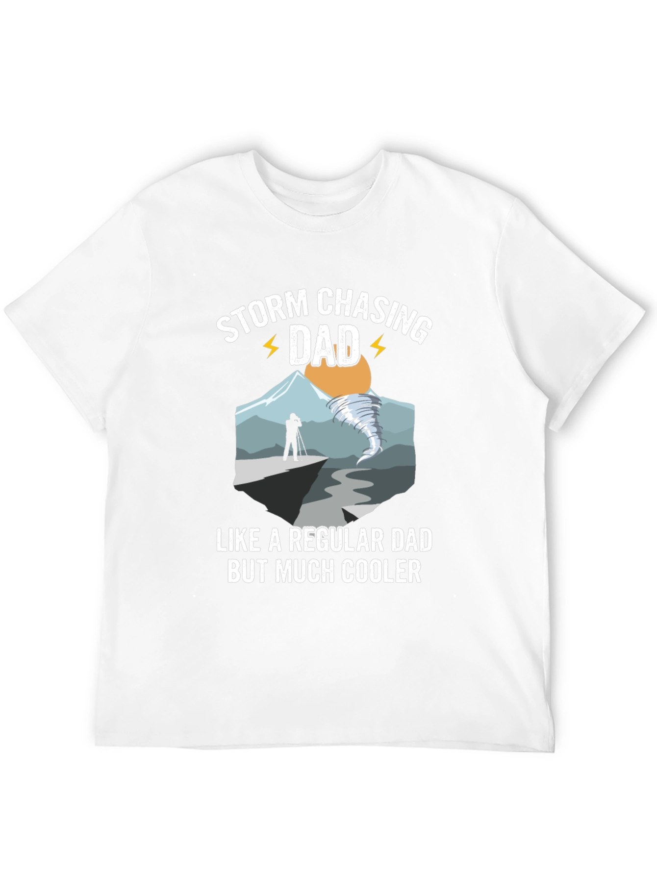 Storm Chasing Dad T-Shirt - Cool Dad Tee