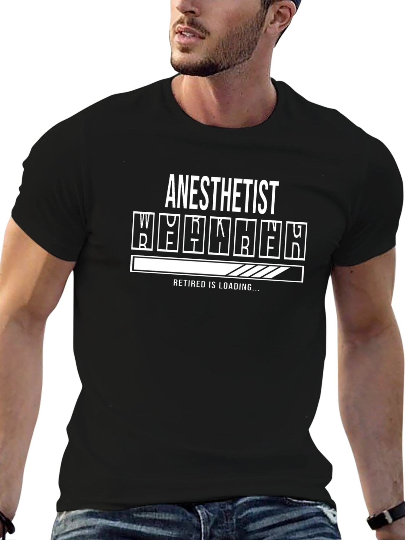 Anesthetist Retired Loading T-Shirt