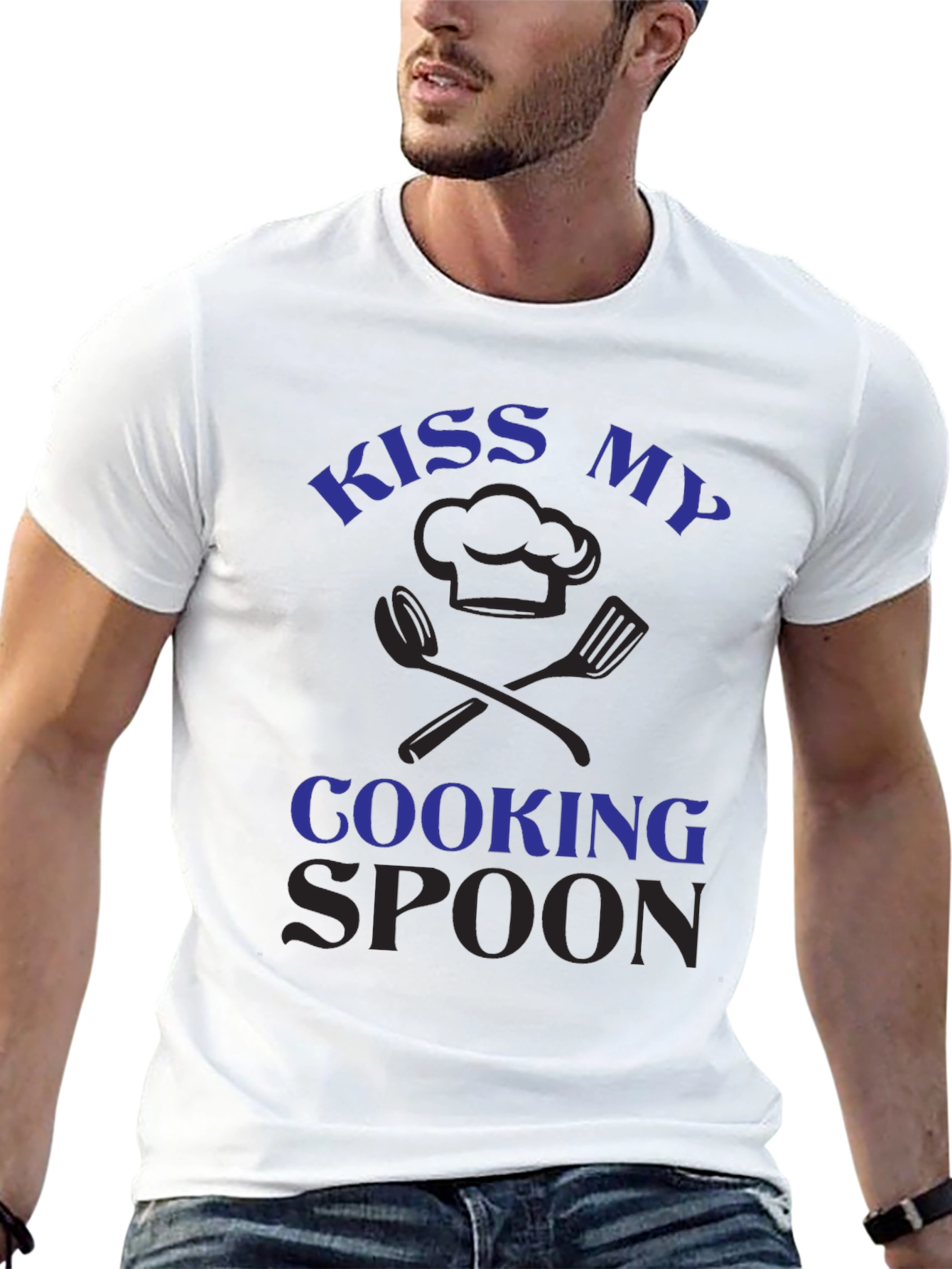 Kiss My Cooking Spoon Graphic Tee