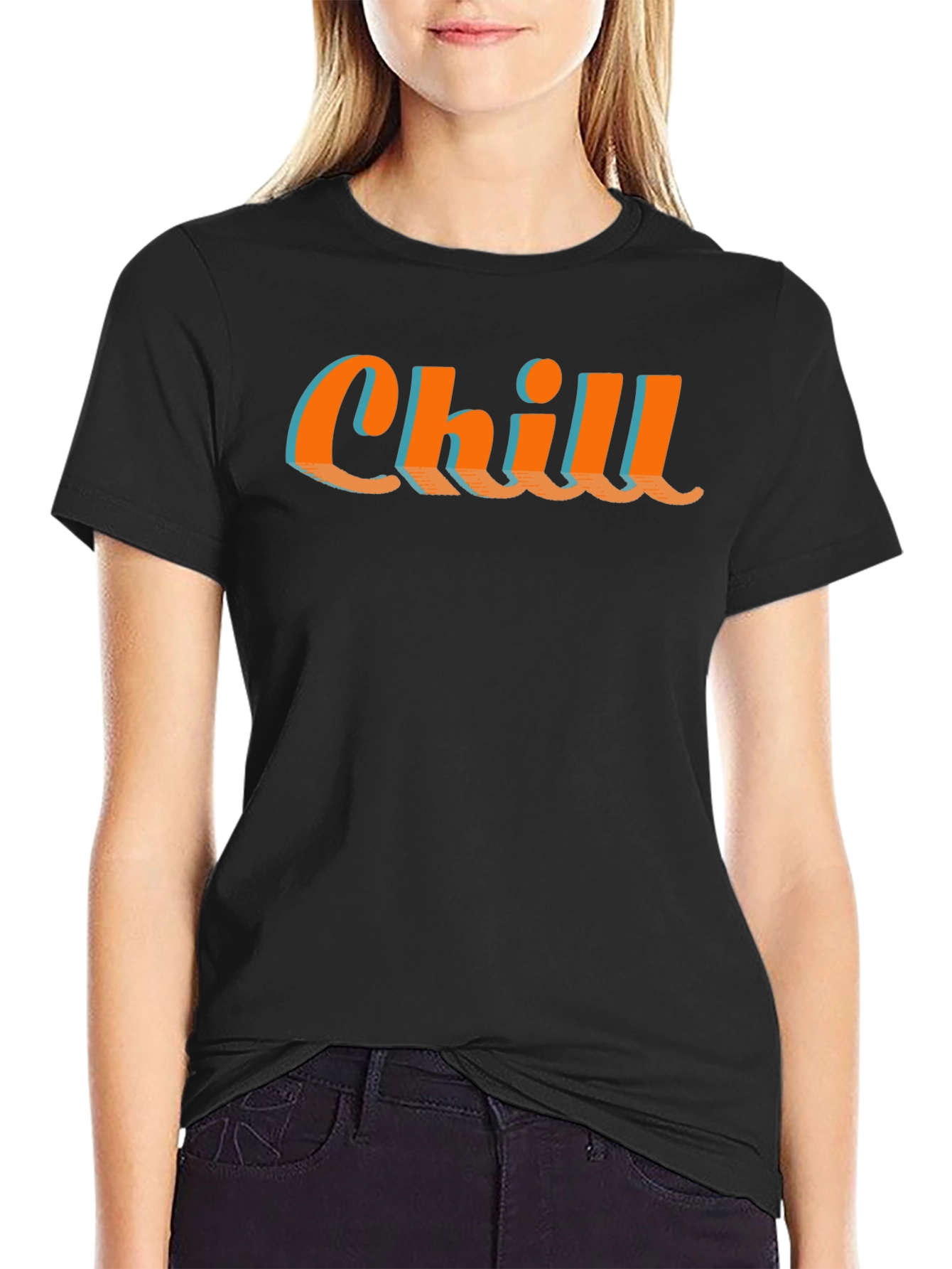 Chill Graphic Tee - Relaxed Comfort Stylish Design