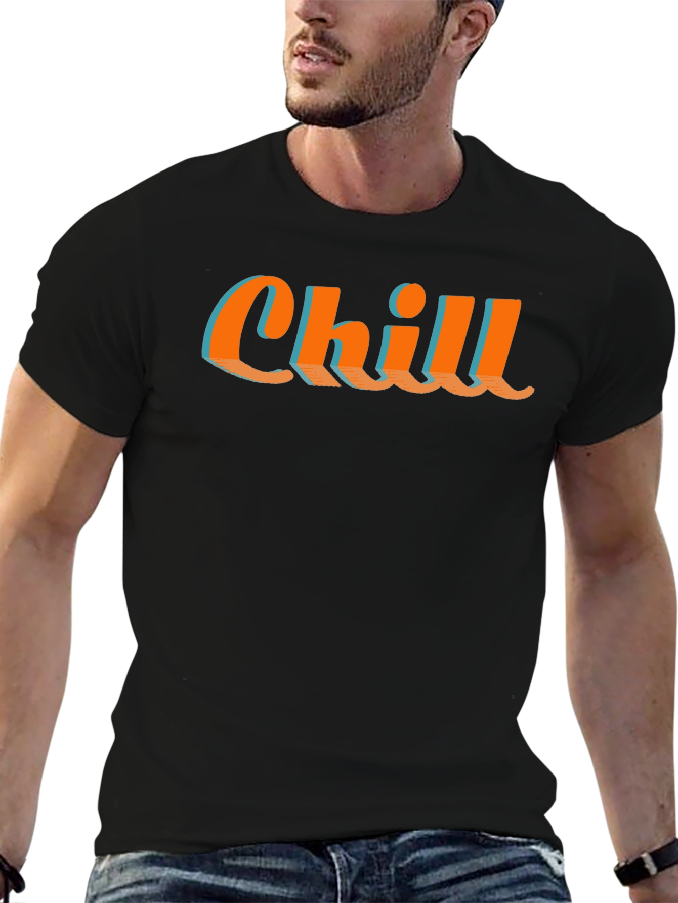 Chill Graphic Tee - Relaxed Comfort Stylish Design