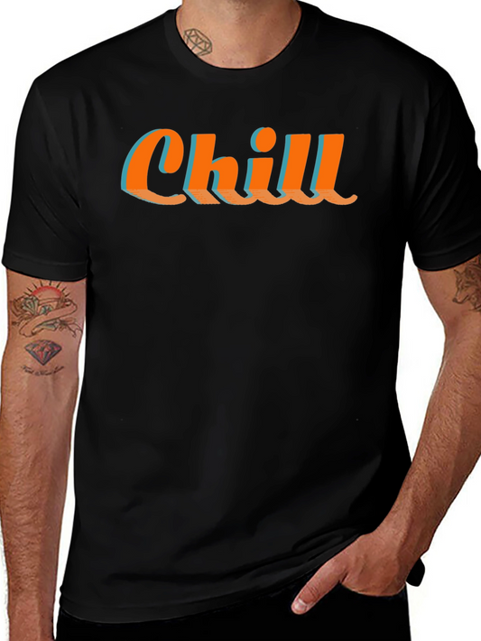 Chill Graphic Tee - Relaxed Comfort Stylish Design