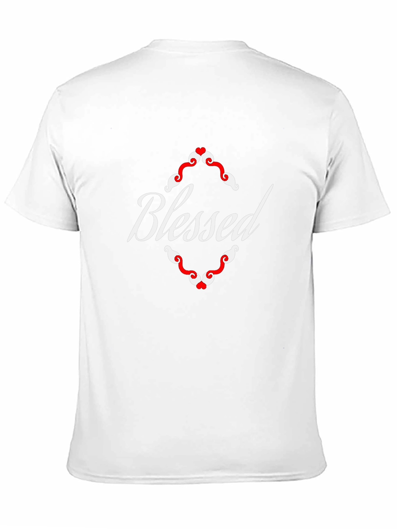 Blessed Graphic Tee - Black Cotton Blend Shirt