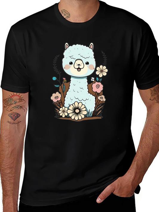 Cute Alpaca T-Shirt - Fun Graphic Tee for Animal Lovers