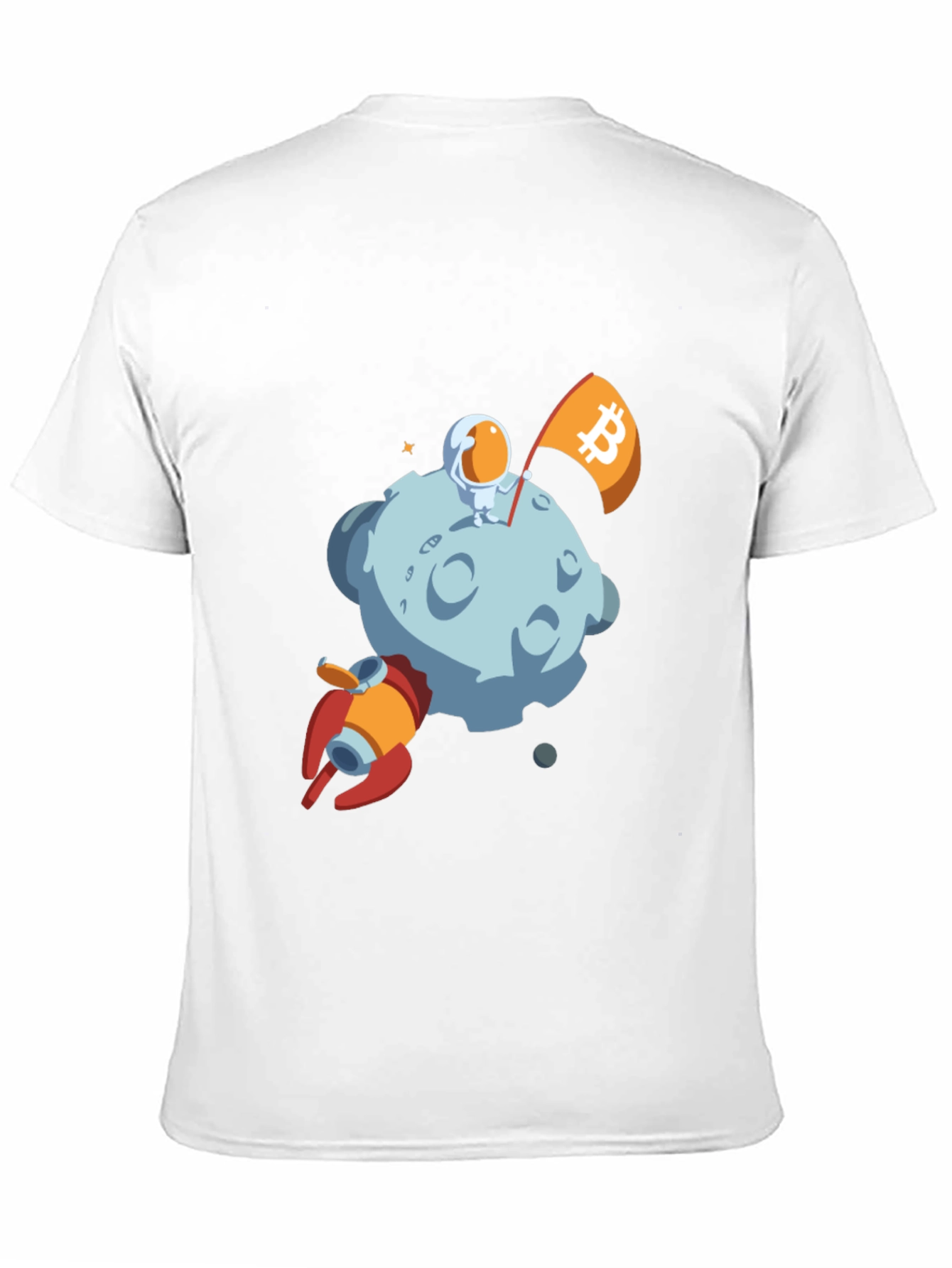 Bitcoin Astronaut Moon Landing T-Shirt