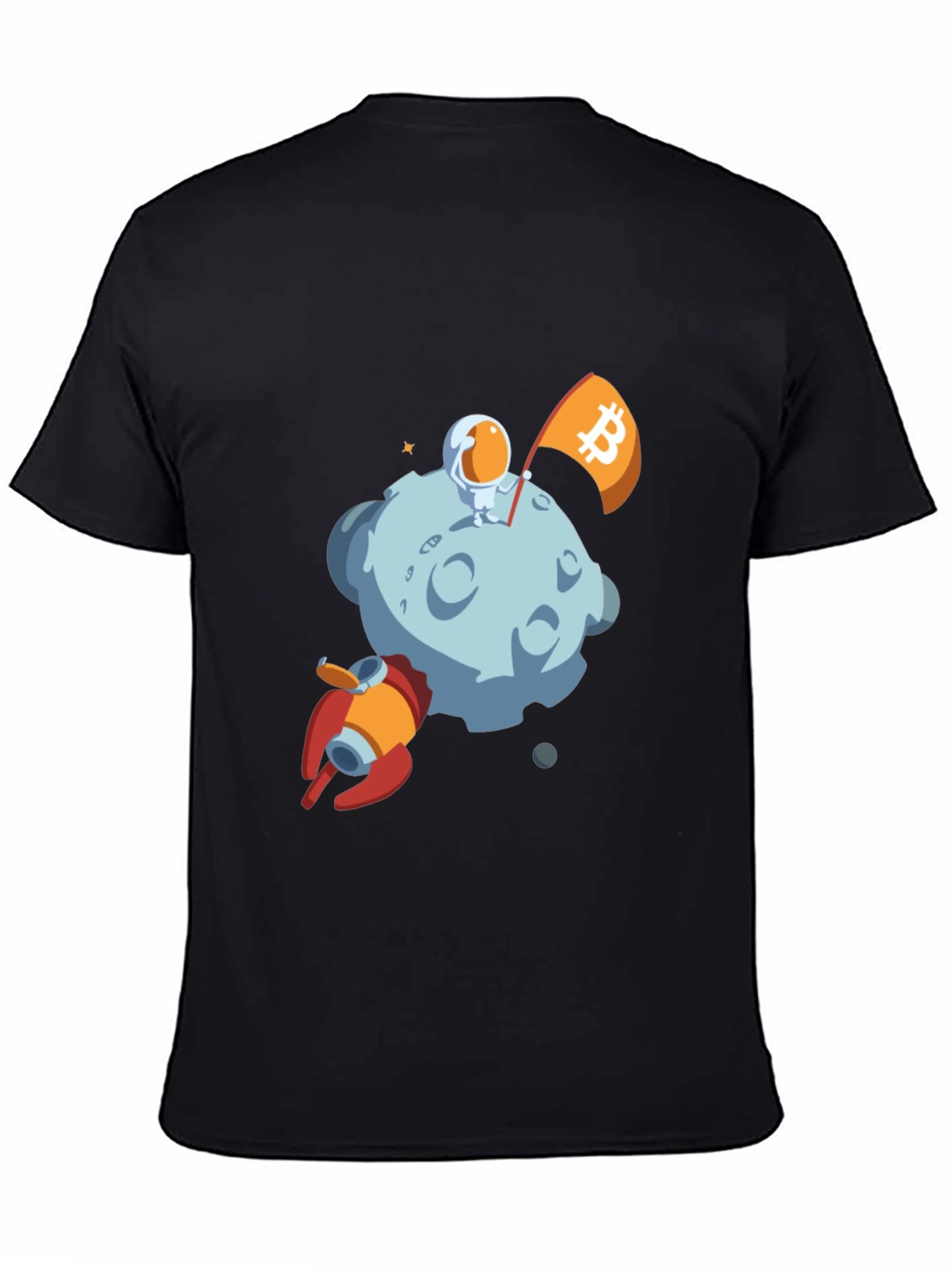 Bitcoin Astronaut Moon Landing T-Shirt