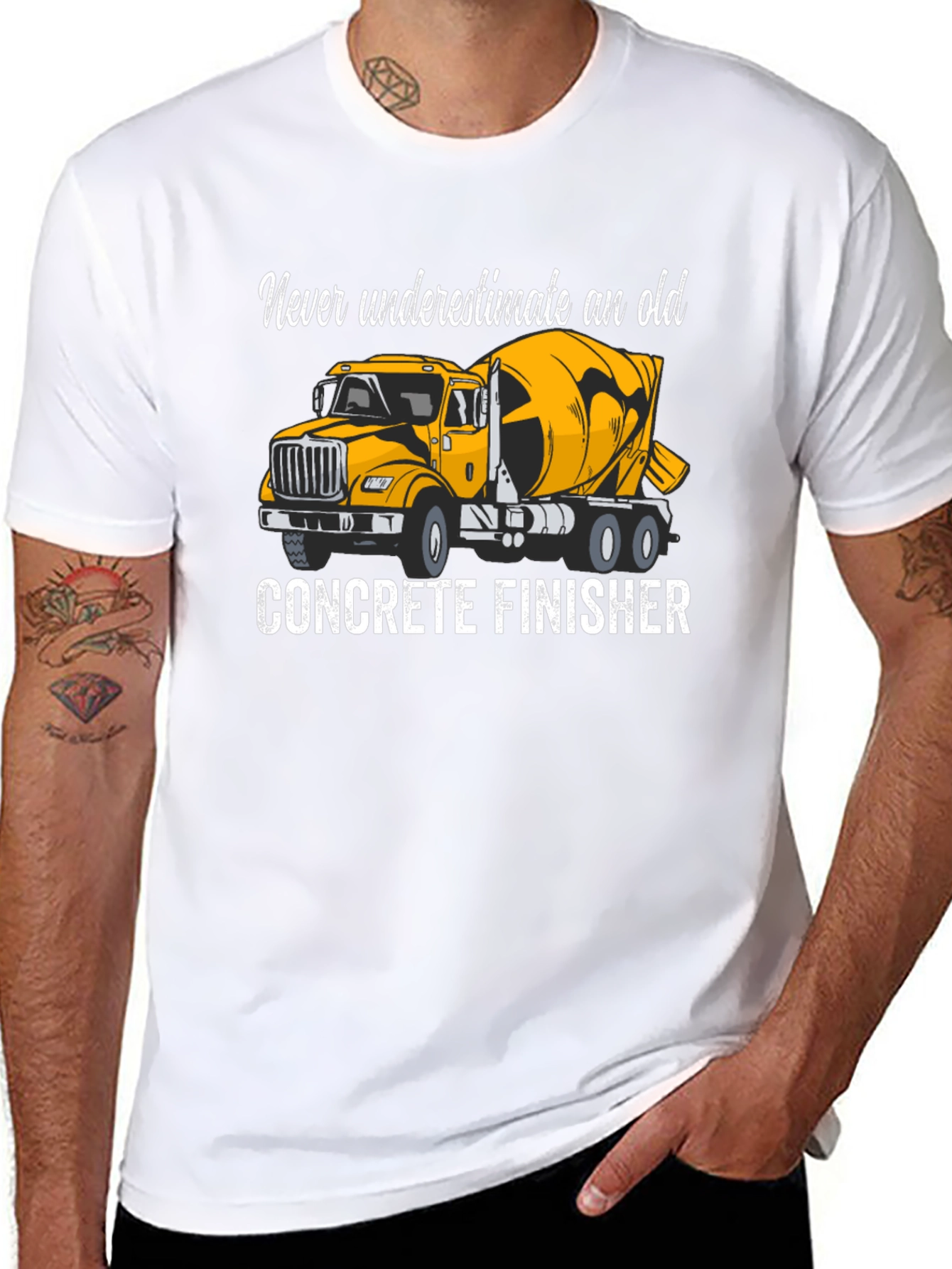 Concrete Finisher Graphic T-Shirt