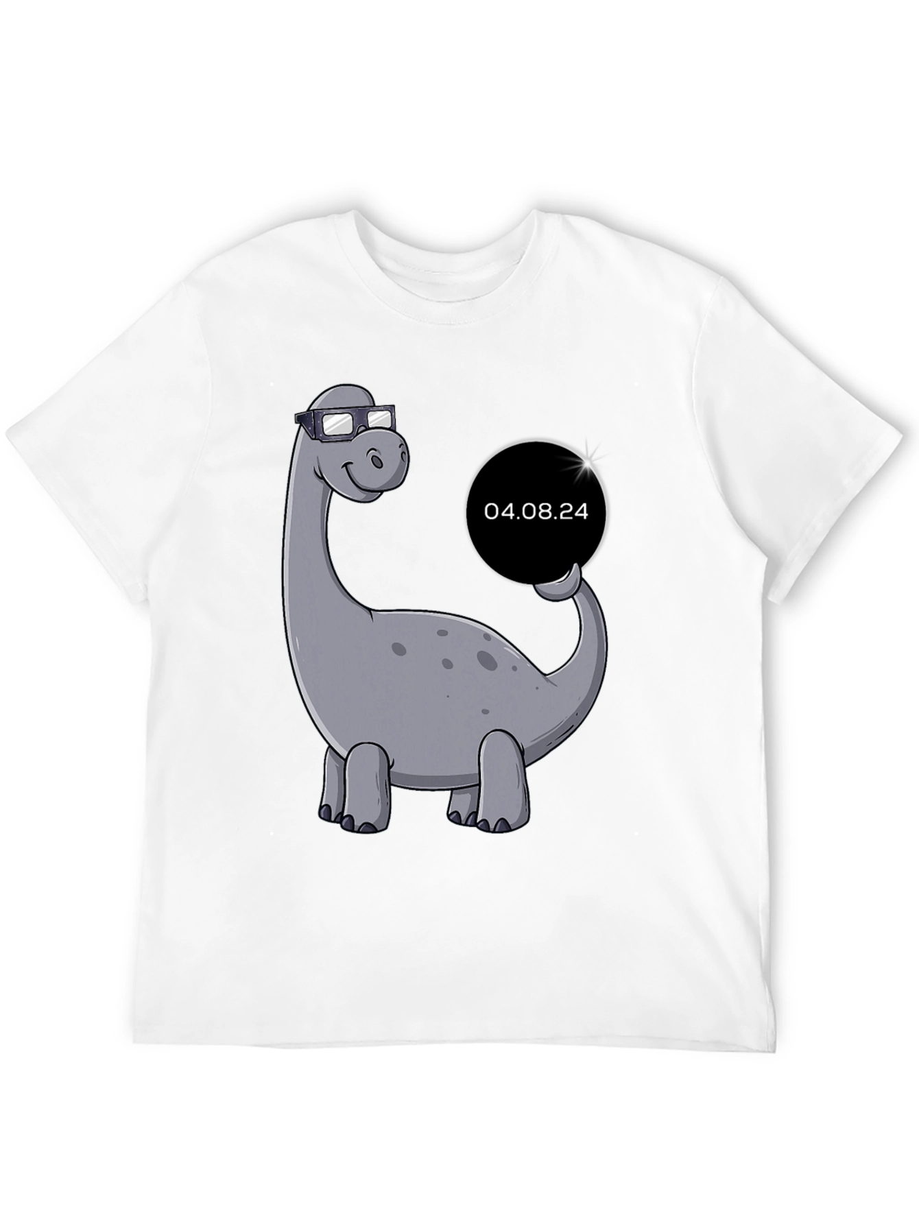 Dino Date T-Shirt - Cool Bronto Design