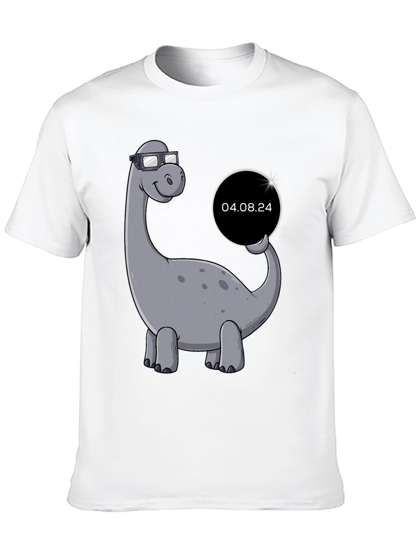 Dino Date T-Shirt - Cool Bronto Design