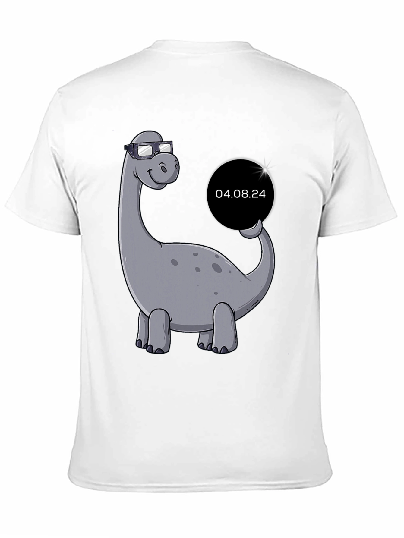 Dino Date T-Shirt - Cool Bronto Design