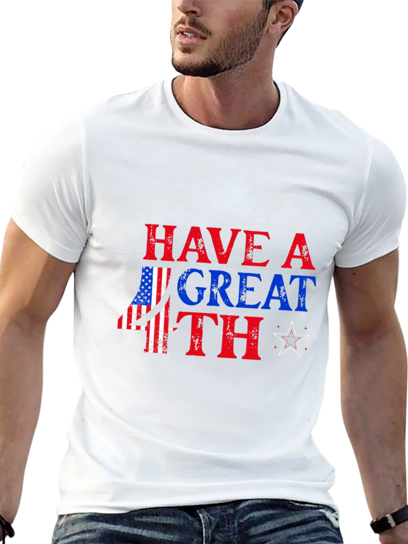 Patriotic 4th of July Graphic Tee