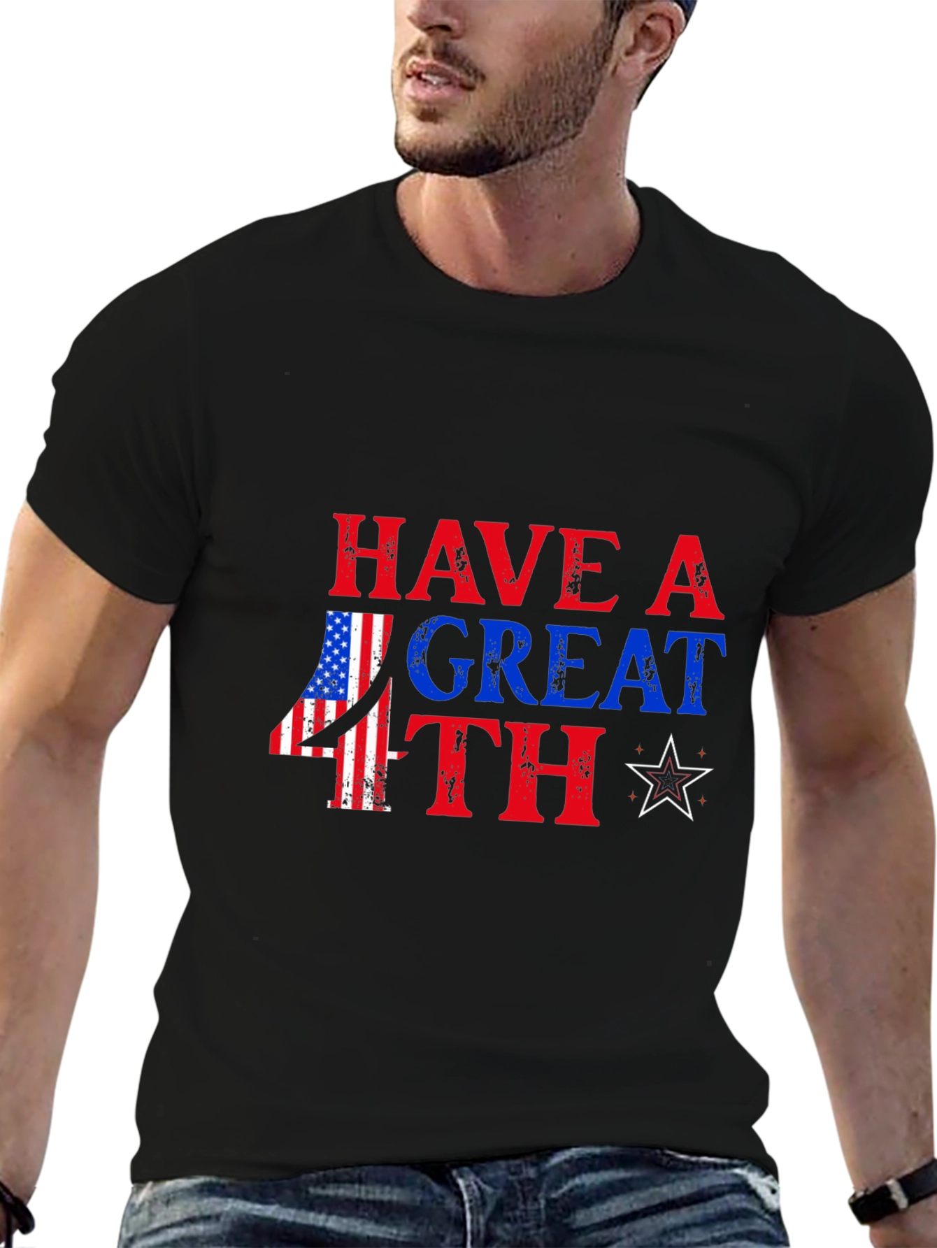 Patriotic 4th of July Graphic Tee