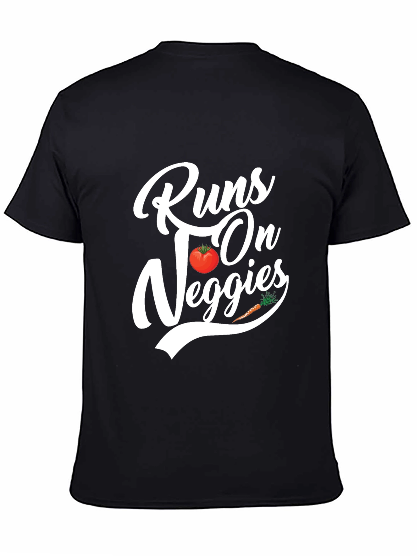 Runs On Veggies T-Shirt - Vegan Tee