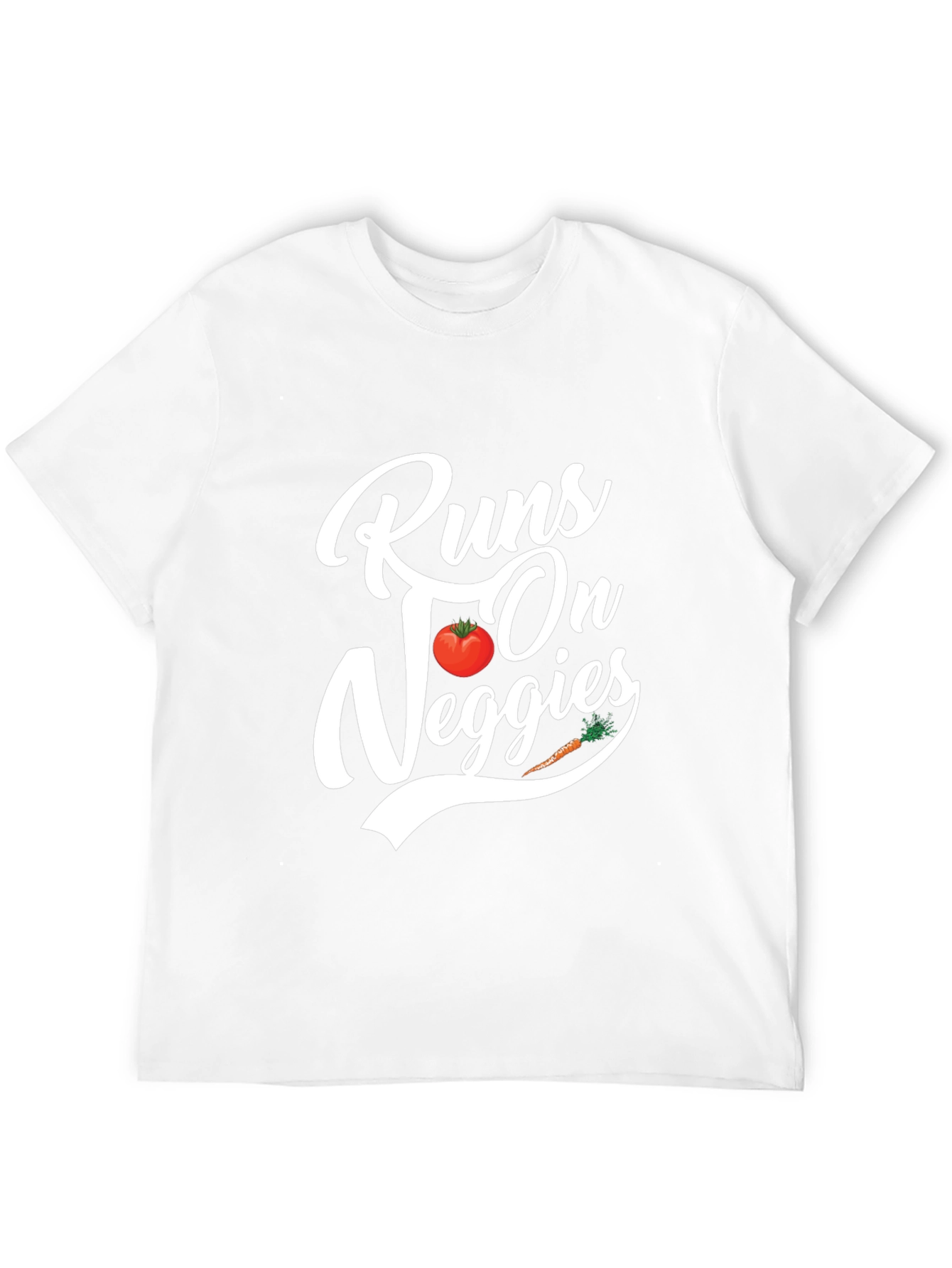 Runs On Veggies T-Shirt - Vegan Tee