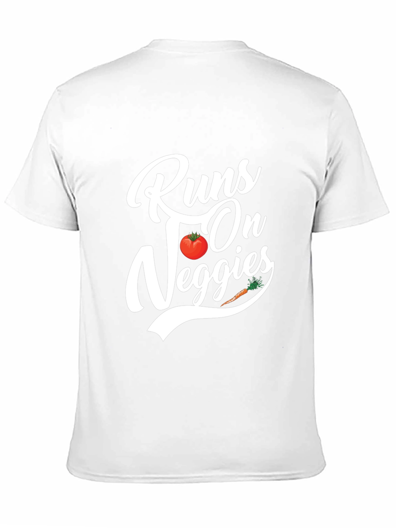 Runs On Veggies T-Shirt - Vegan Tee
