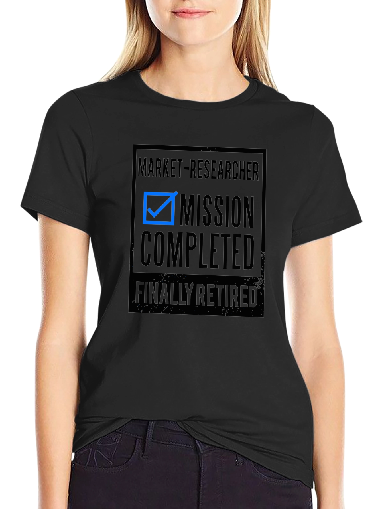 Market Researcher: Mission Completed Retired T-Shirt