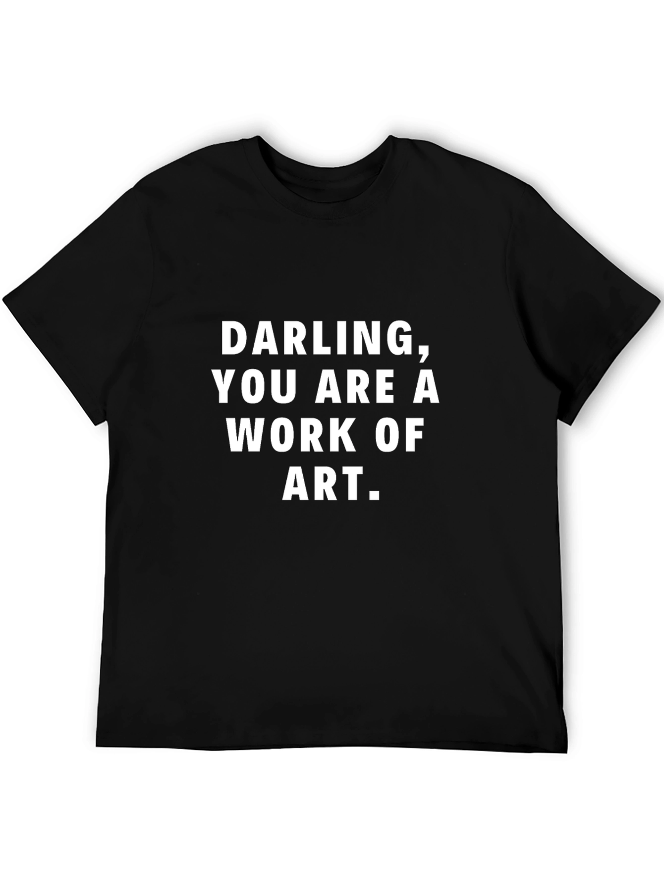 Darling Work of Art Black Graphic Tee