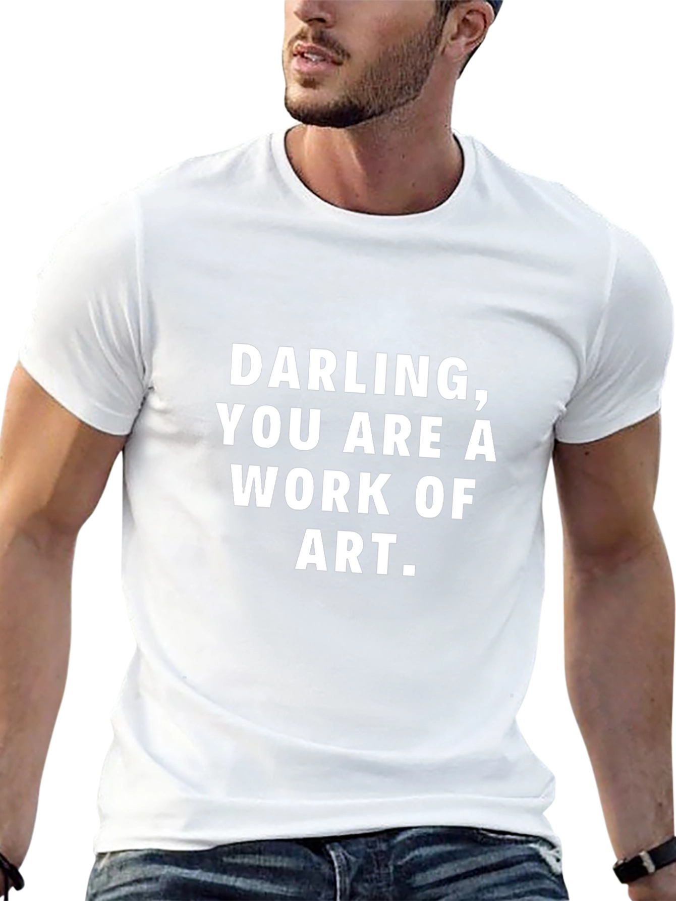 Darling Work of Art Black Graphic Tee