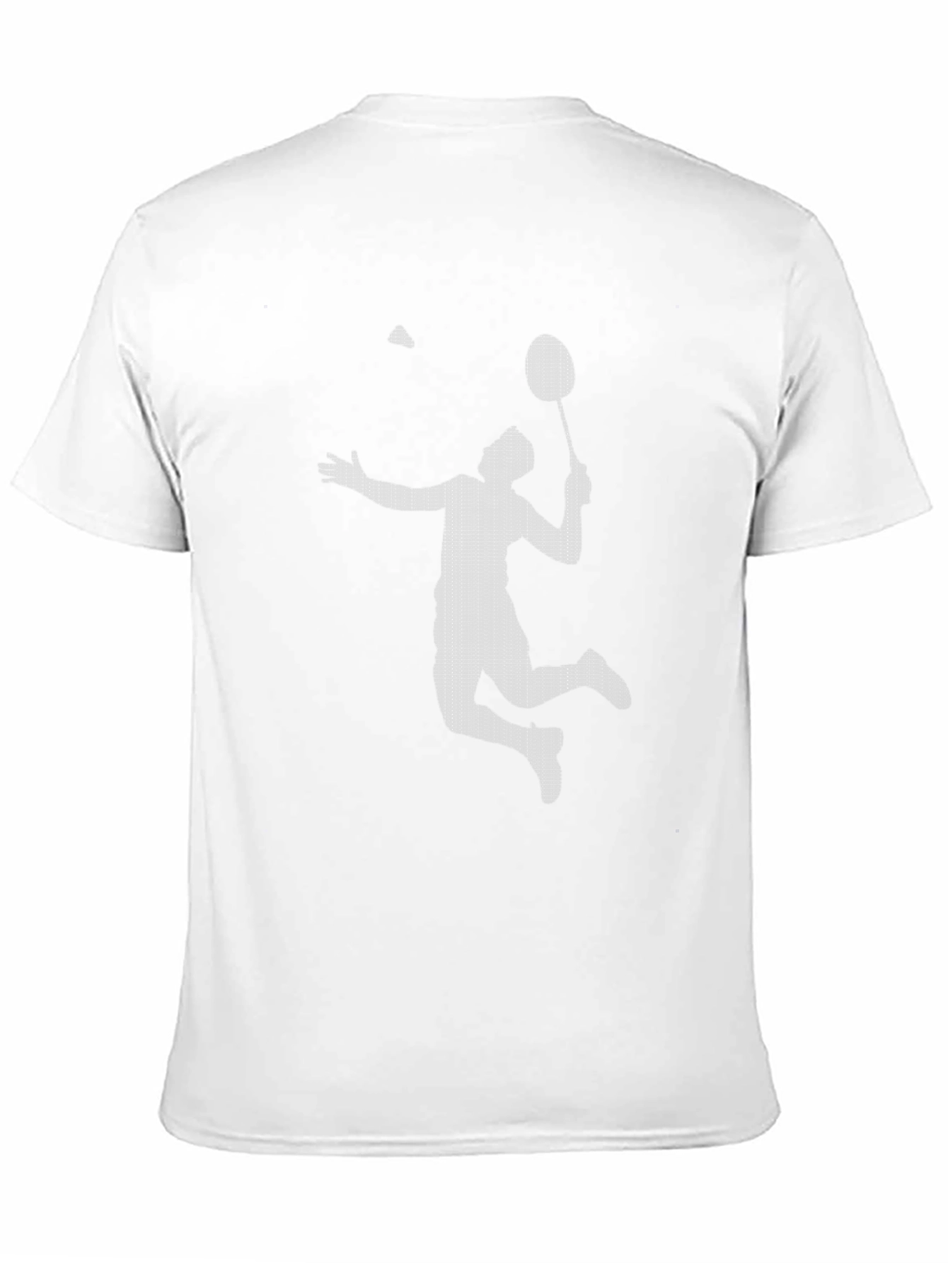 Badminton Smash Graphic Tee - Black