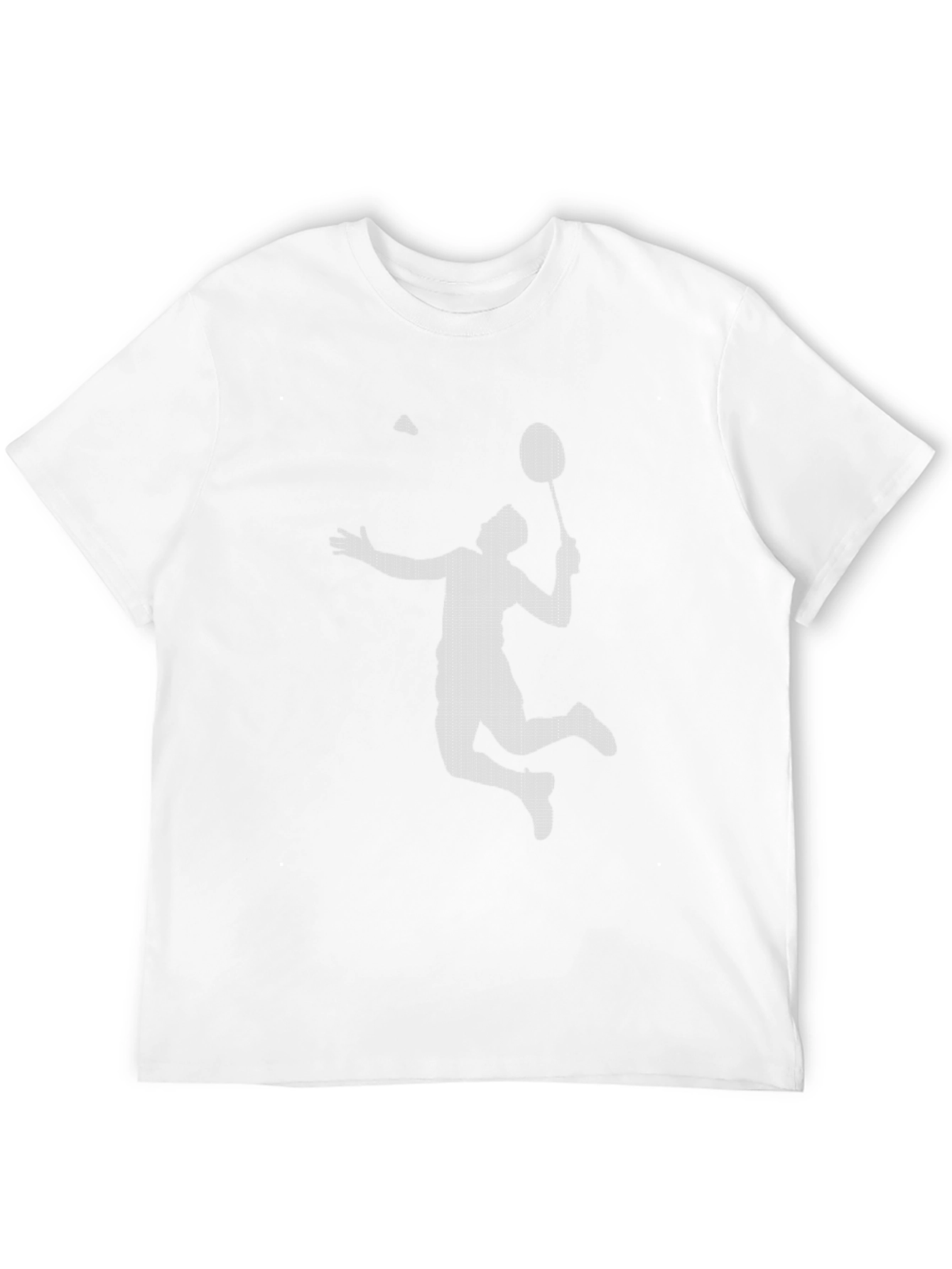 Badminton Smash Graphic Tee - Black