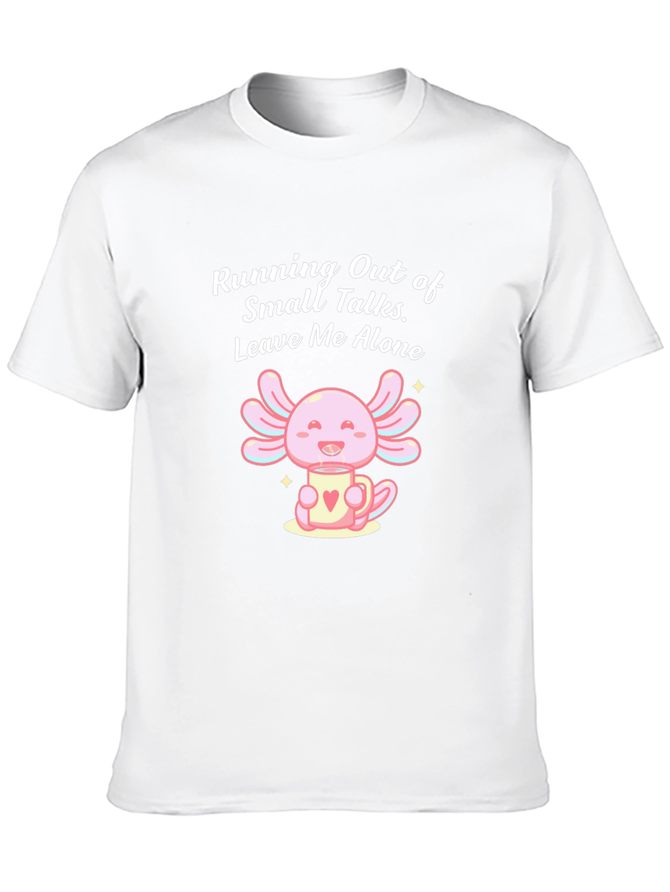 Axolotl Leave Me Alone Graphic T-Shirt