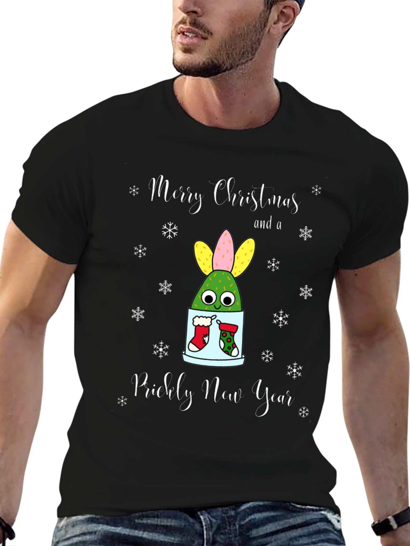 Merry Christmas Prickly New Year T-Shirt