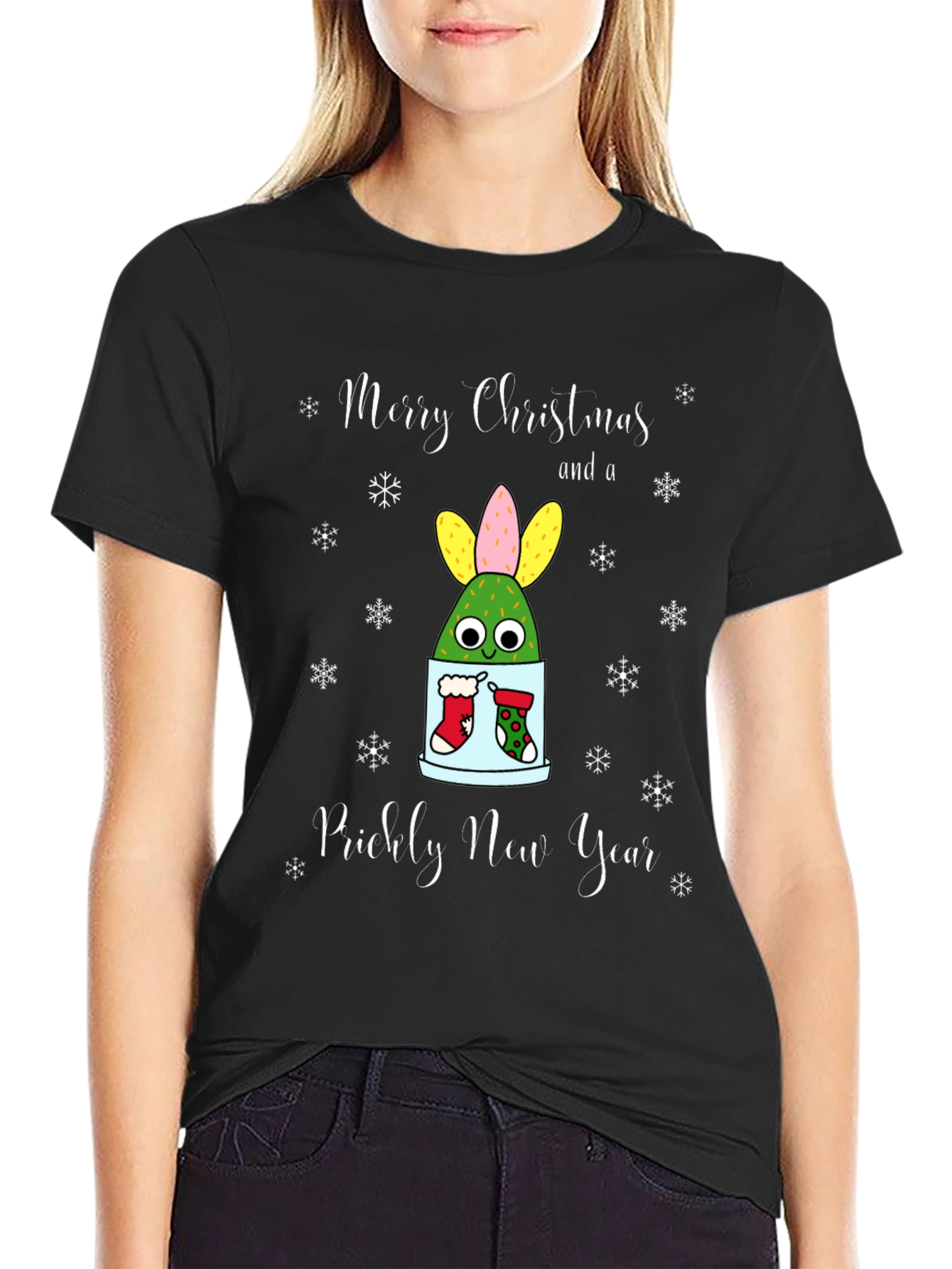 Merry Christmas Prickly New Year T-Shirt