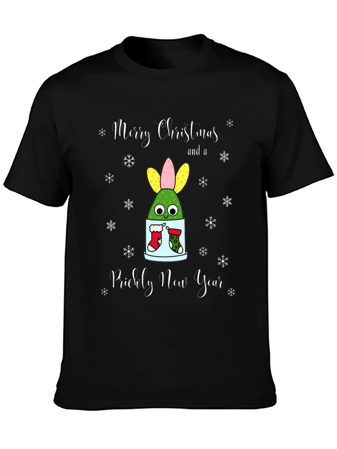 Merry Christmas Prickly New Year T-Shirt