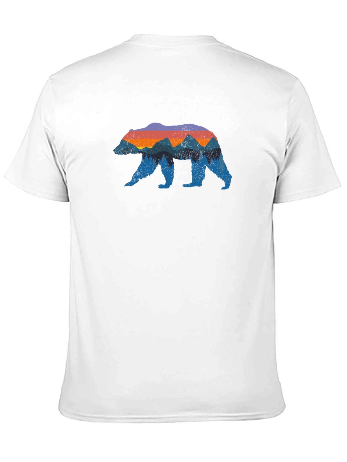 Bear & Mountain Graphic Tee - Nature Lovers Shirt