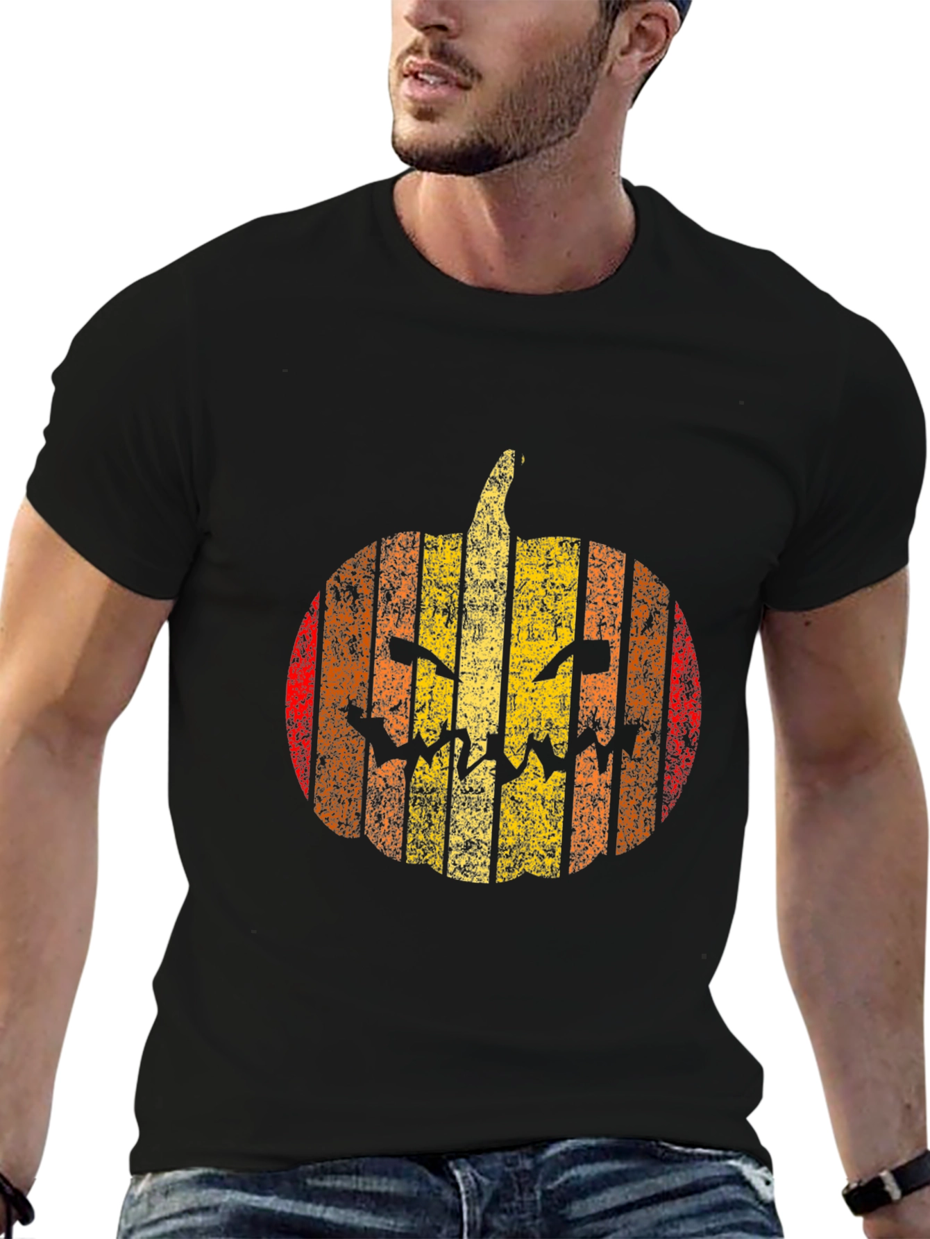 Retro Pumpkin Halloween T-Shirt