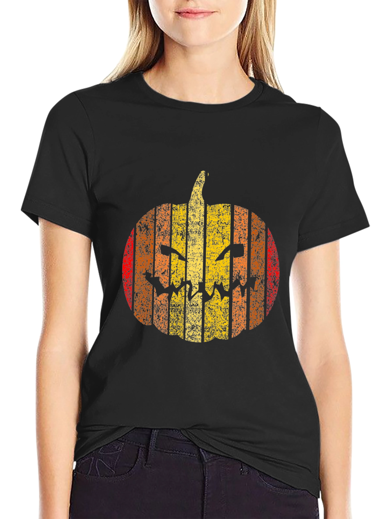 Retro Pumpkin Halloween T-Shirt