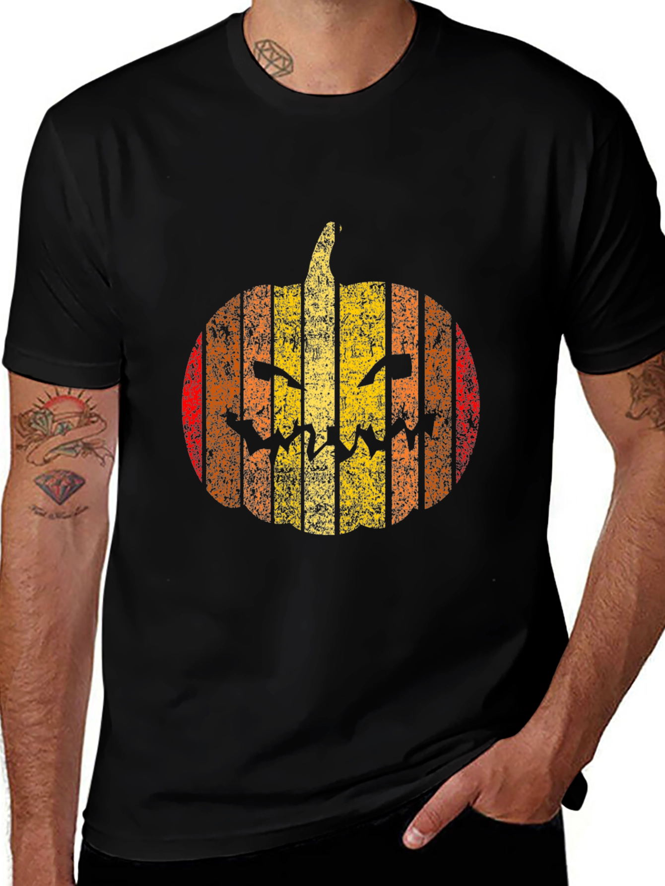 Retro Pumpkin Halloween T-Shirt