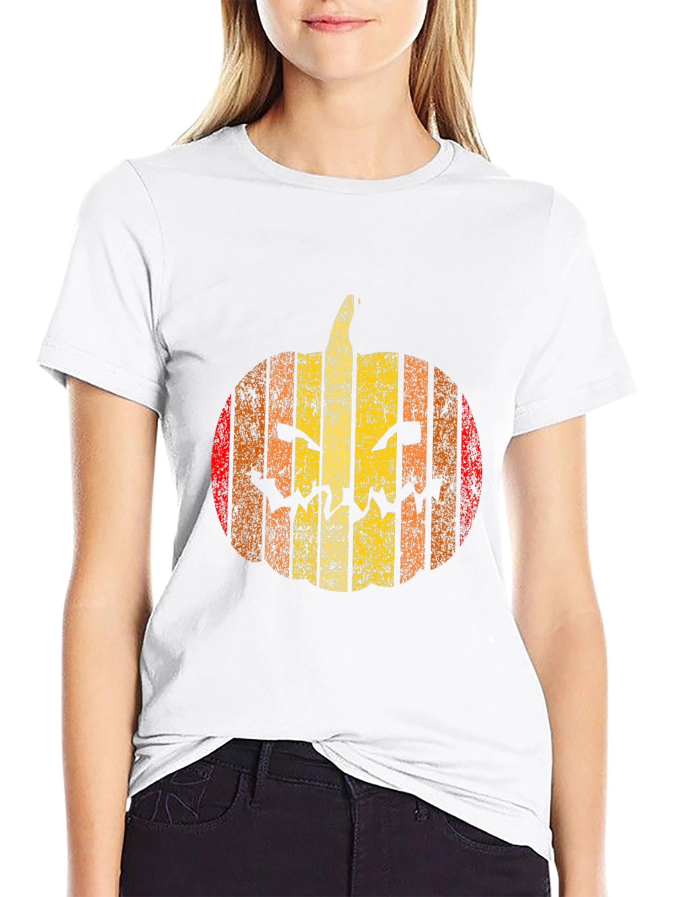 Retro Pumpkin Halloween T-Shirt