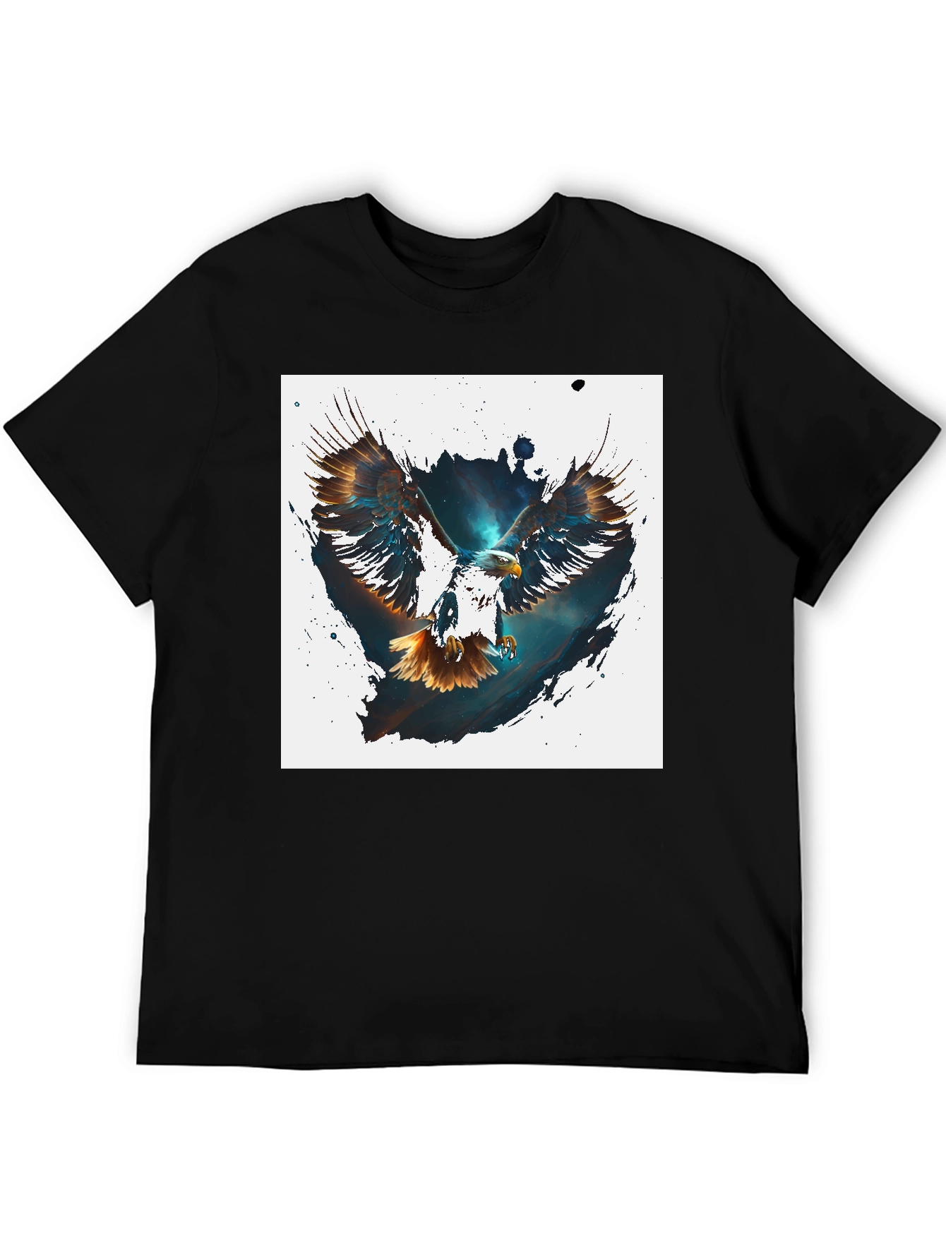 Eagle Graphic Tee - Mens Black T-Shirt